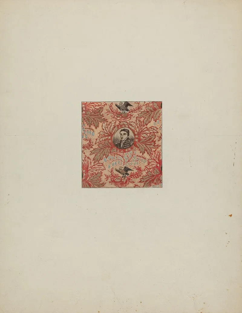 Historical Printed Cotton 2 by Charles Rose - High-Resolution Digital Print
