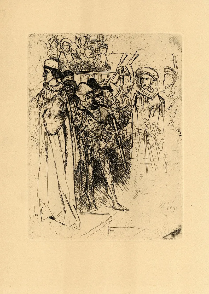 Historical Scene 12 Wall Art by Henri Leys - High-Resolution Digital Print