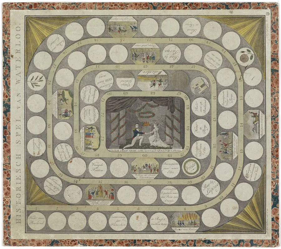Historisch Spel Van Waterloo Wall Art by J.B.D. Wibmer - High-Resolution Digital Print