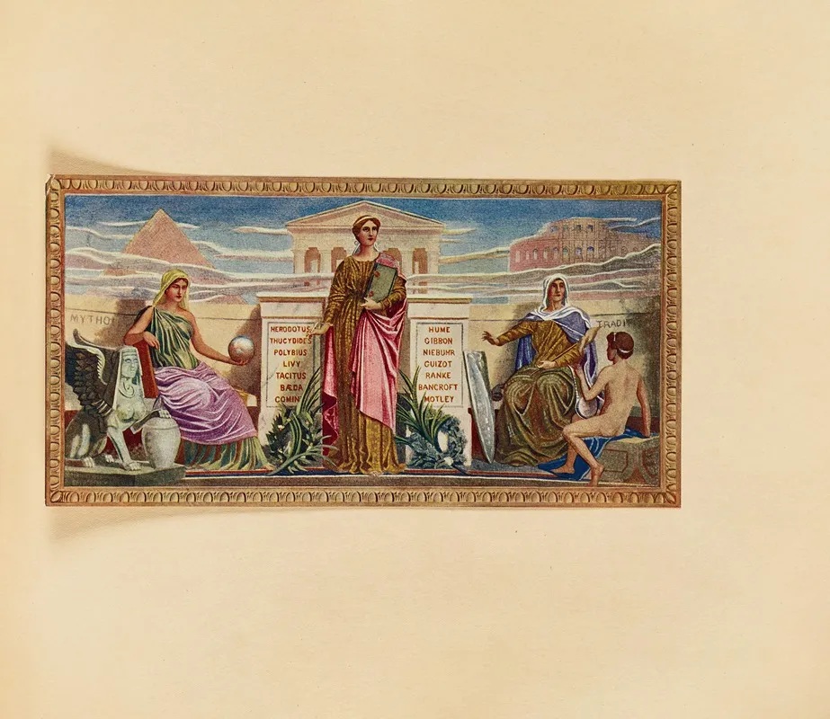 History After Frederick Dielman Wall Art by A.V. Nye - High-Resolution Digital Print