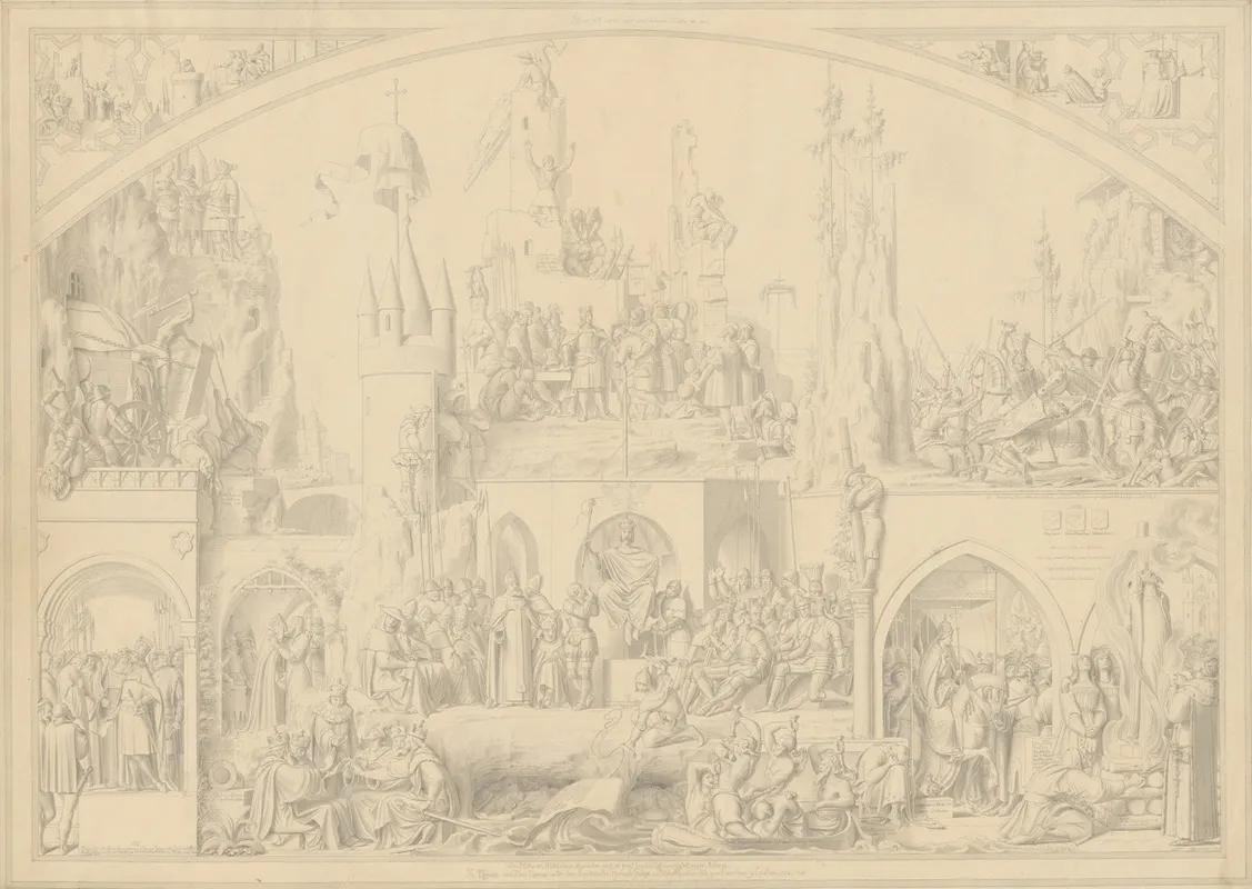 History Of Germany Wall Art by Carl Heinrich Hermann - High-Resolution Digital Print