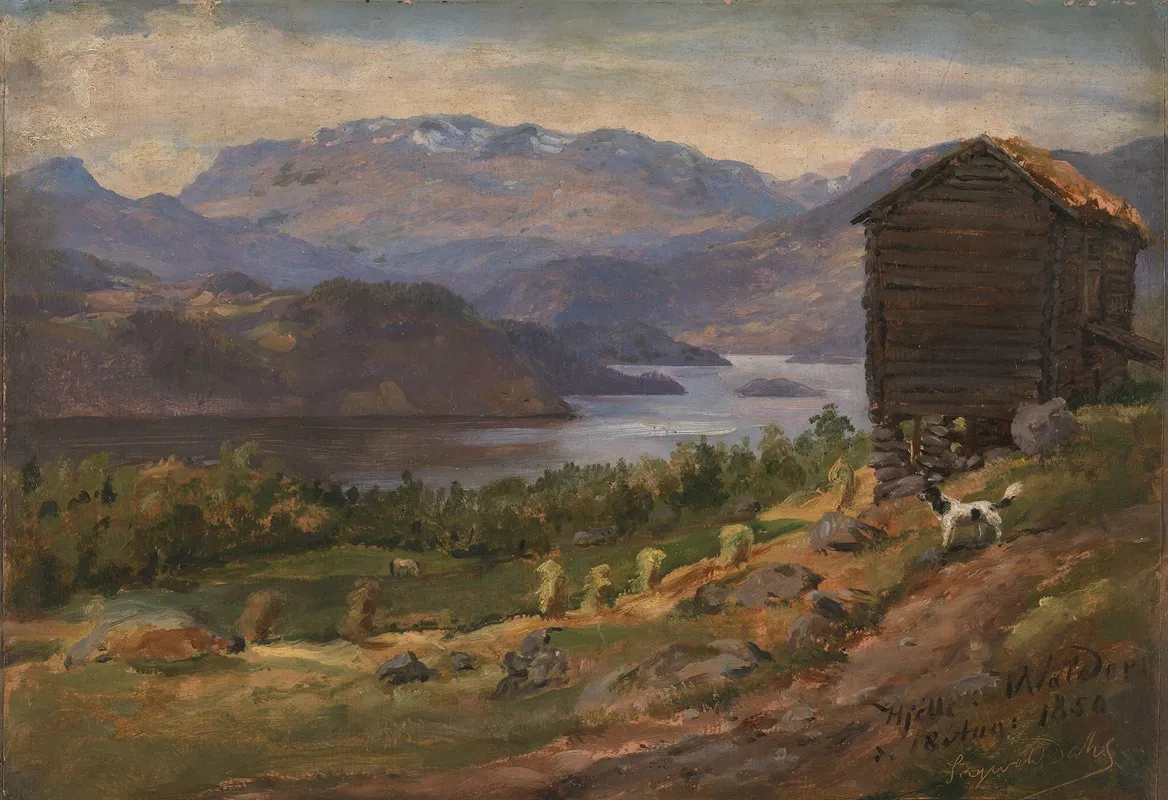 Hjelle In Valdres Wall Art by Siegwald Dahl - High-Resolution Digital Print