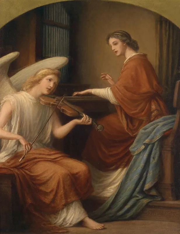 Hl Caecilia Wall Art by Jozsef Dragan - High-Resolution Digital Print