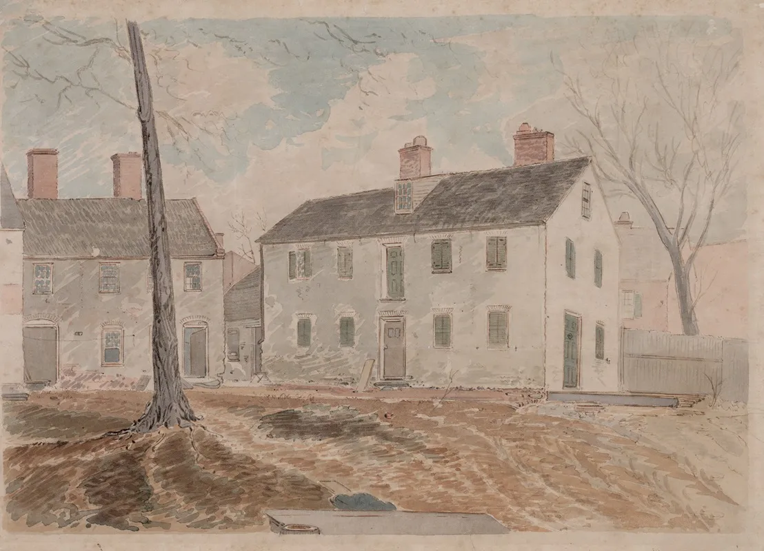 Hoban House F St Near 15th Washington D C 1874 Wall Art by James Madison Alden - High-Resolution Digital Print