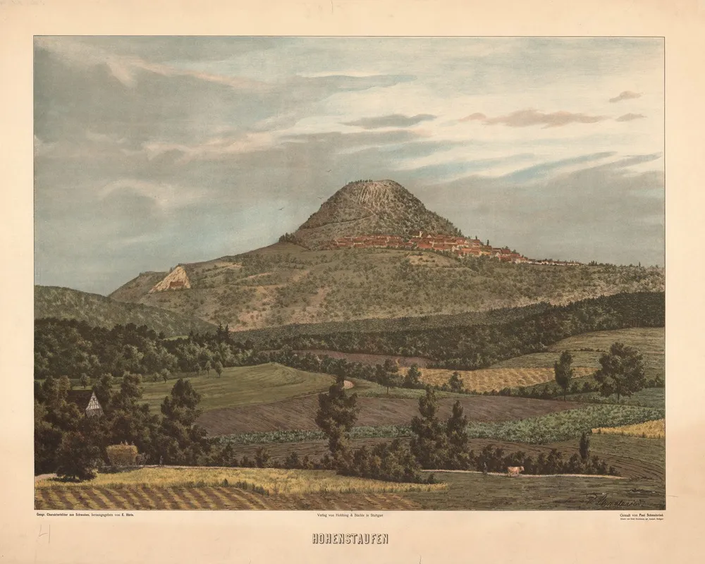 Hohenstaufen Wall Art by Paul Schmalzried - High-Resolution Digital Print