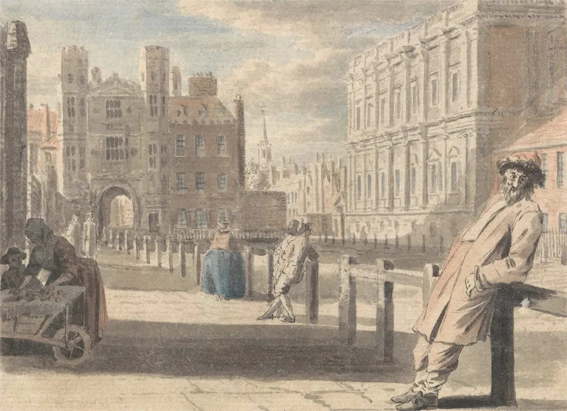 Holbeins Gateway And Joness Banqueting House Whitehall