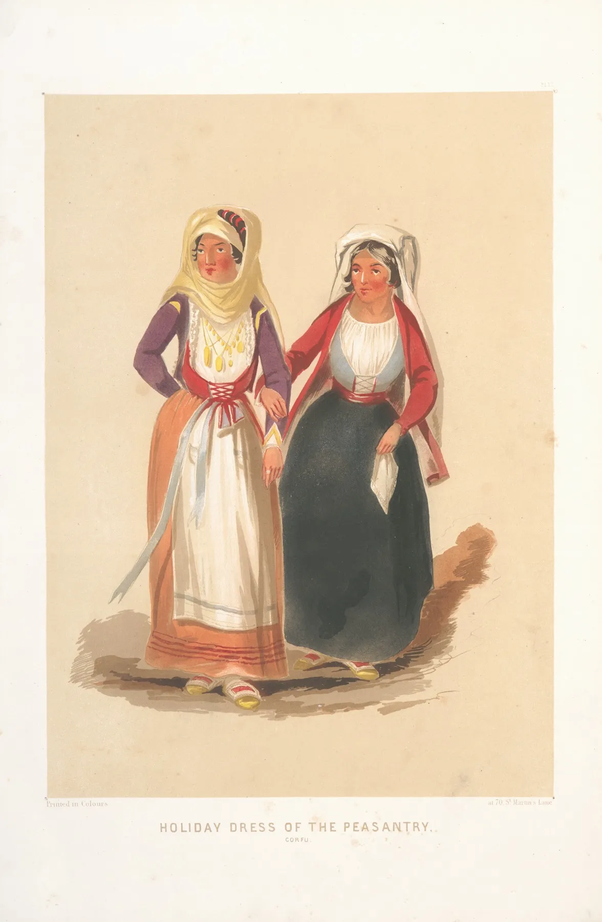 Holiday Dress Of The Peasantry Corfu Wall Art by Forbes MacBean - High-Resolution Digital Print