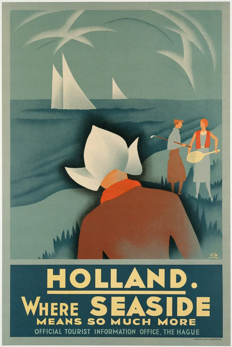 Holland Where Seaside Means So Much More Wall Art by Anonymous - High-Resolution Digital Print