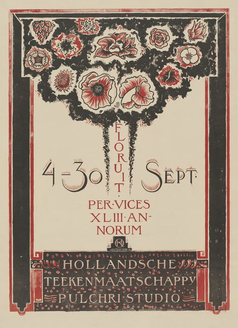 Hollandsche Teekenmaatschappij Pulchri Studio 4 30 Sept