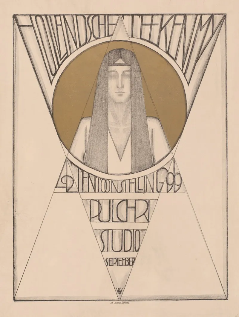 Hollandsche Teekenmij Tentoonstelling Pulchri Studio September
