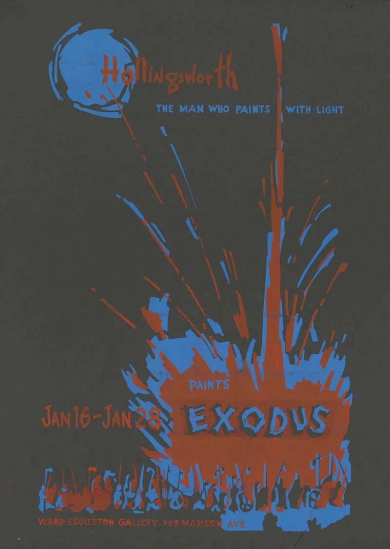 Hollingsworth The Man Who Paints With Light Paints Exodus Wall Art by Alvin Hollingsworth - High-Resolution Digital Print