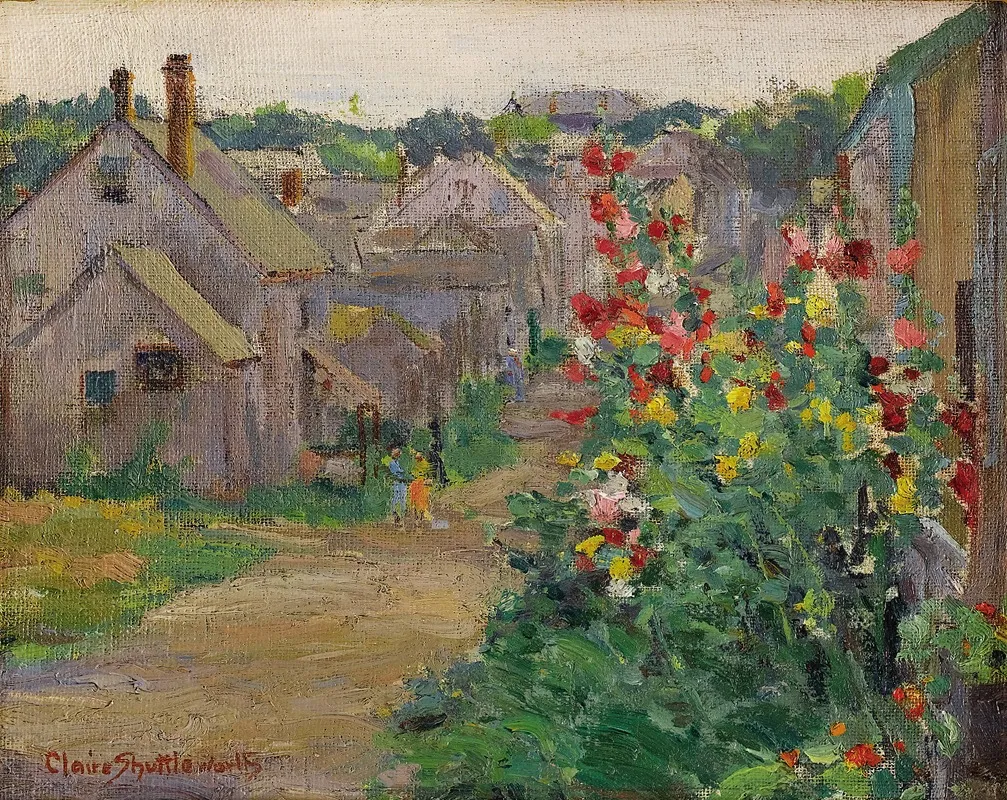 Hollyhocks 4