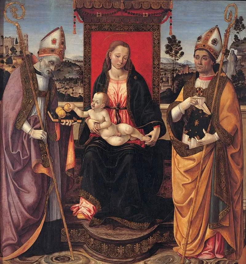 Holy Conversation Wall Art by Macrino D'alba - High-Resolution Digital Print