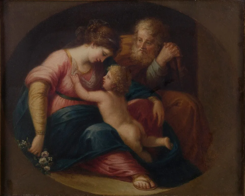 Holy Family 14 Wall Art by Follower of Angelica Kauffmann - High-Resolution Digital Print