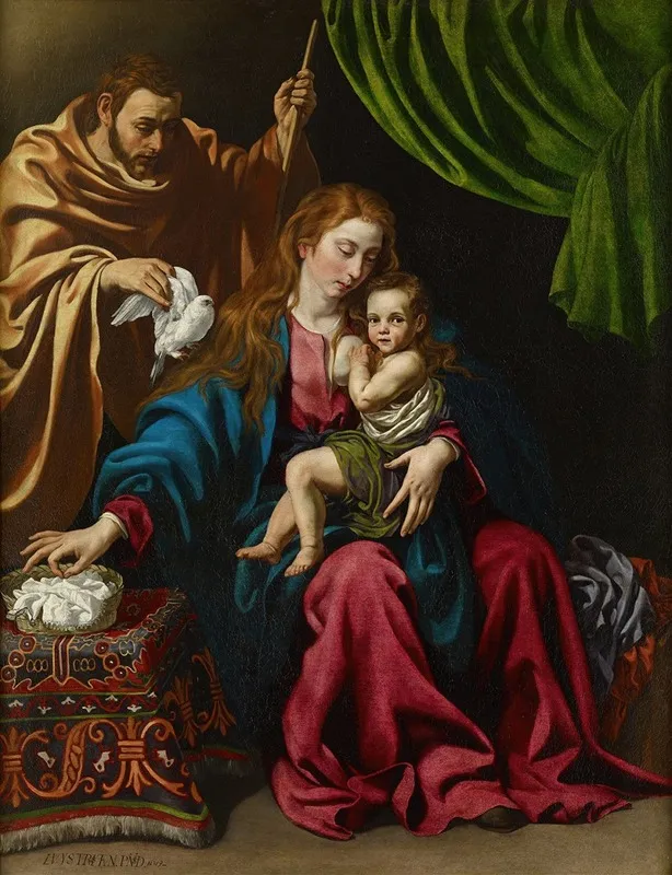 Holy Family 3 Wall Art by Luis Tristán - High-Resolution Digital Print