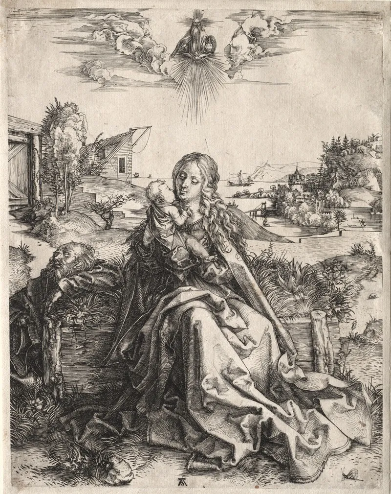 Holy Family With The Butterfly