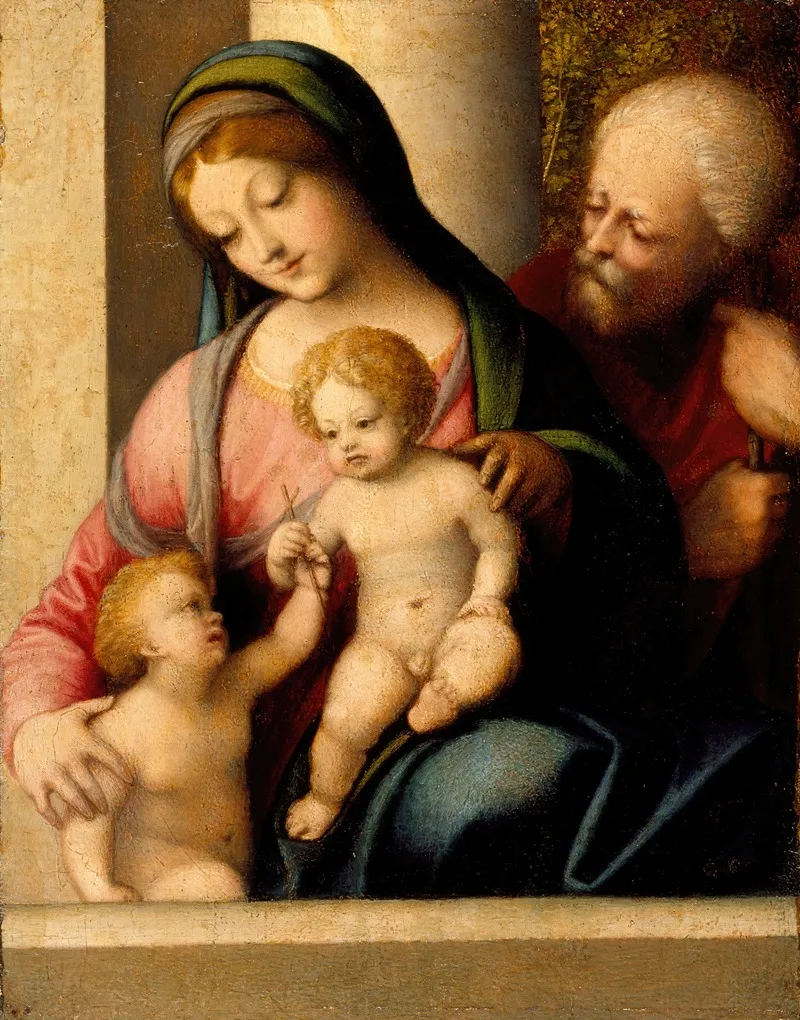 Holy Family With The Infant St John