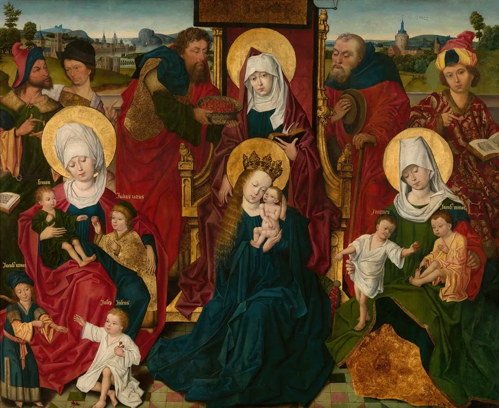Holy Kinship 2 Wall Art by Derick Baegert - High-Resolution Digital Print