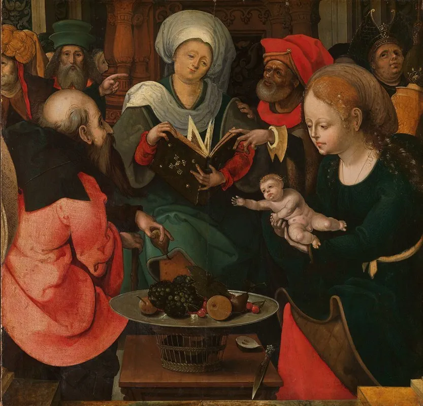Holy Kinship Wall Art by Master of the Lille Adoration - High-Resolution Digital Print