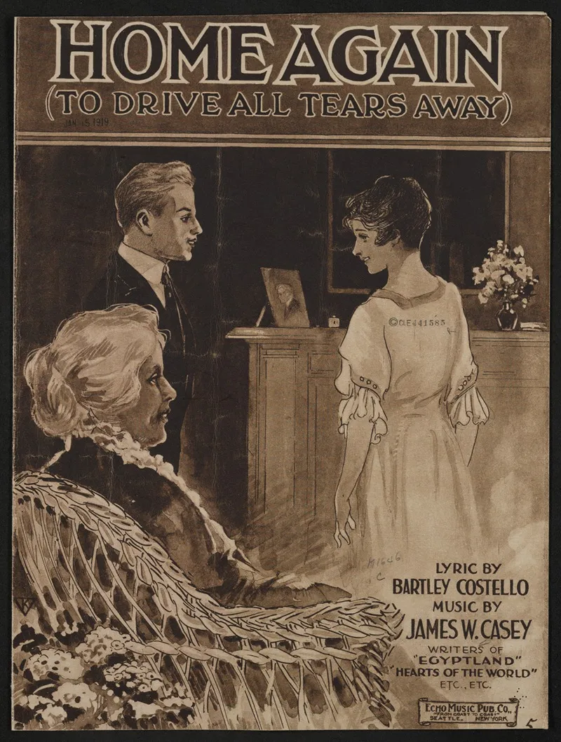 Home Again To Drive All Tears Away Wall Art by Anonymous - High-Resolution Digital Print