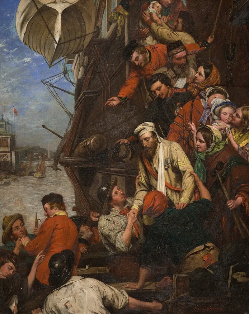 Home Again Wall Art by Henry Nelson O'Neil - High-Resolution Digital Print