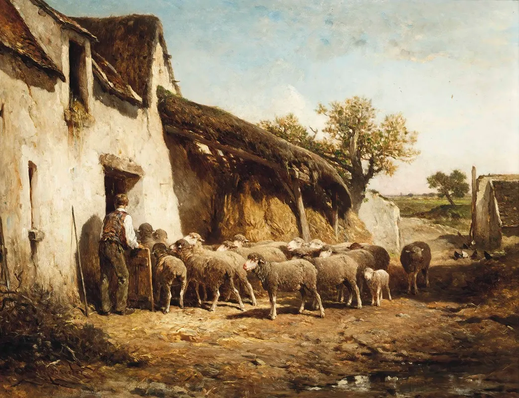 Hometime Wall Art by Félix Saturnin Brissot de Warville - High-Resolution Digital Print