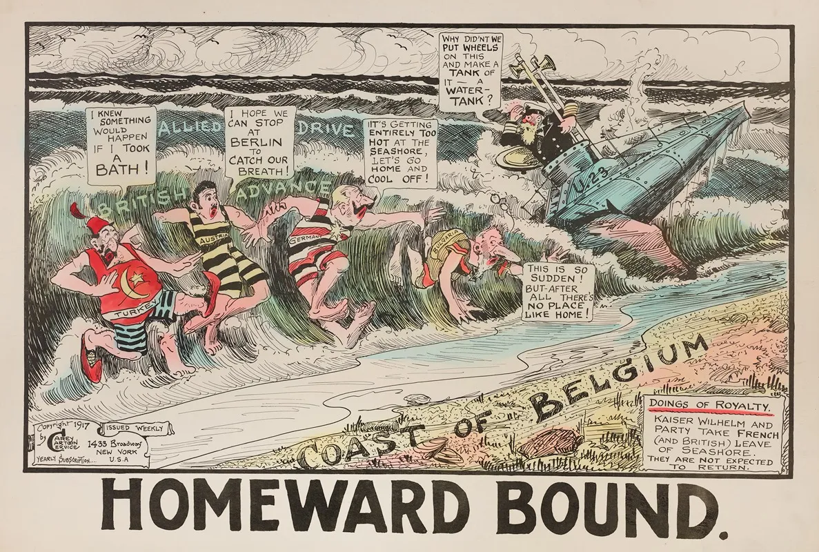 Homeward Bound 5 Wall Art by Carey Cartoon Service - High-Resolution Digital Print