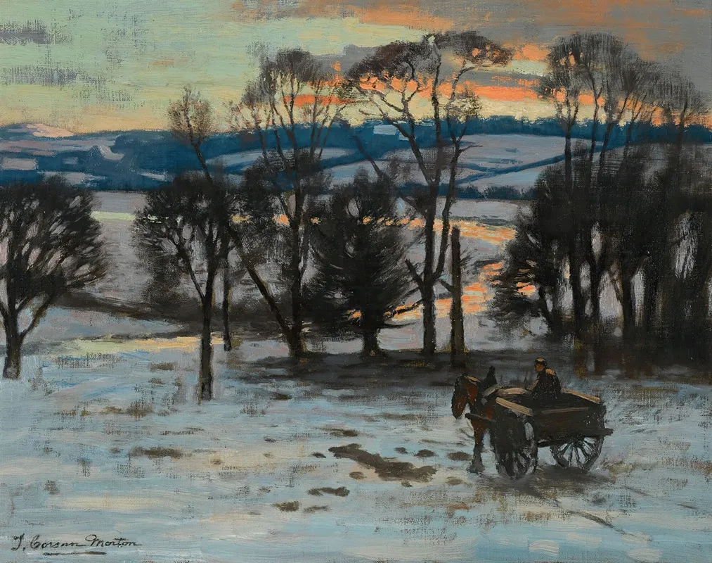 Homewards Wall Art by Thomas Corsan Morton - High-Resolution Digital Print
