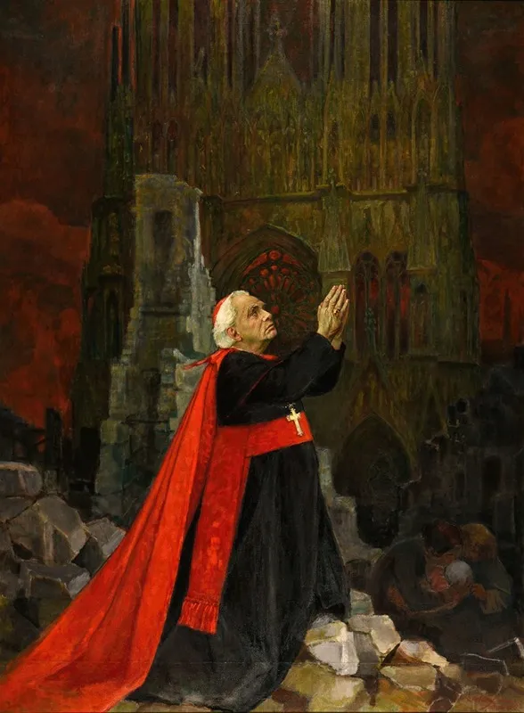 Hommage Au Cardinal Lucon Wall Art by Émile Wéry - High-Resolution Digital Print