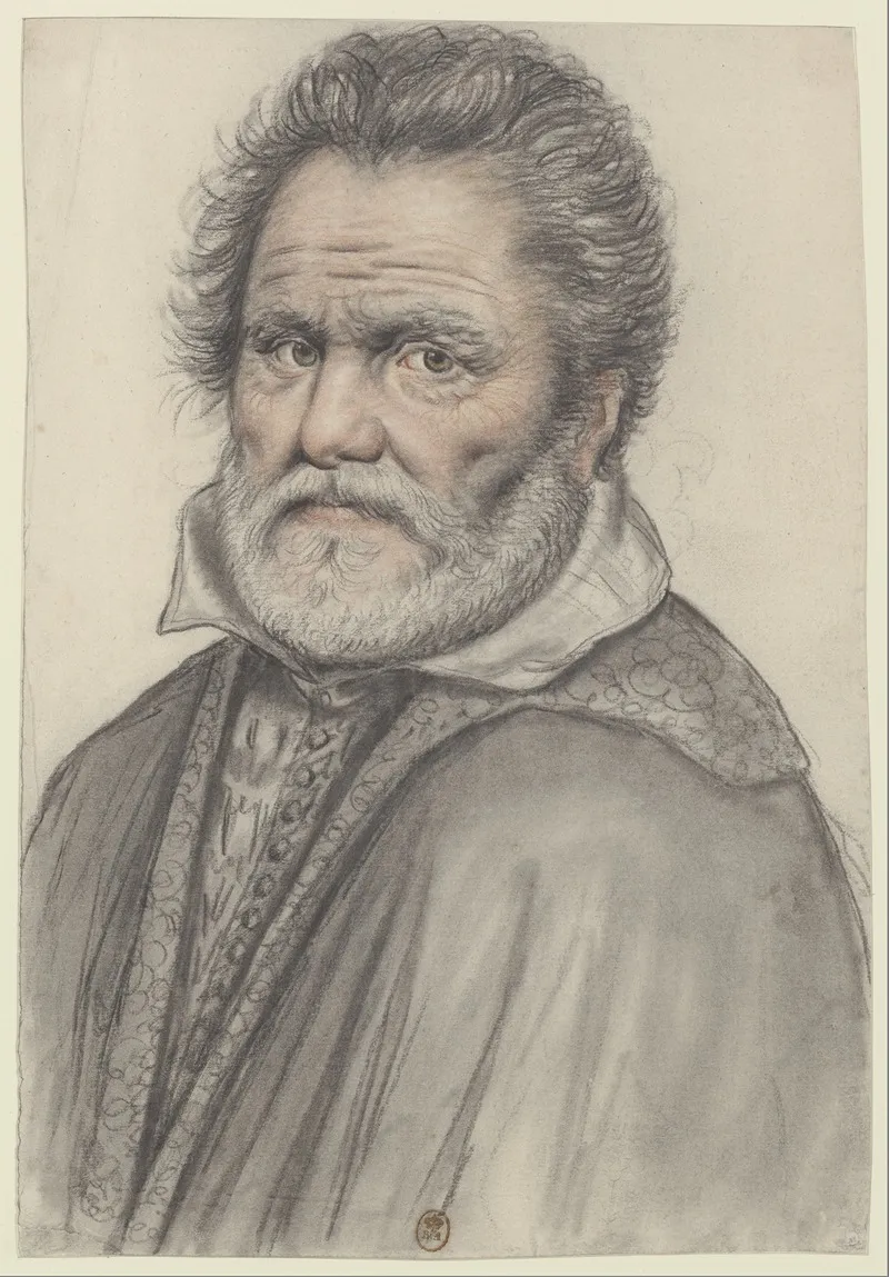 Homme Age A Barbe Courte Legerement Tourne De Trois Quarts A Gauche Wall Art by Nicolas Lagneau - High-Resolution Digital Print