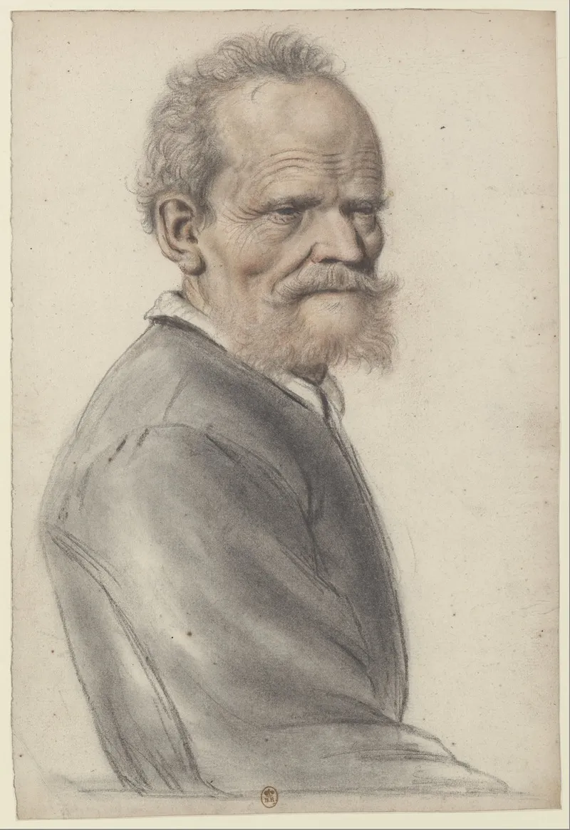 Homme Age A Barbe Courte Rousse Vu De Trois Quarts A Droite Wall Art by Nicolas Lagneau - High-Resolution Digital Print