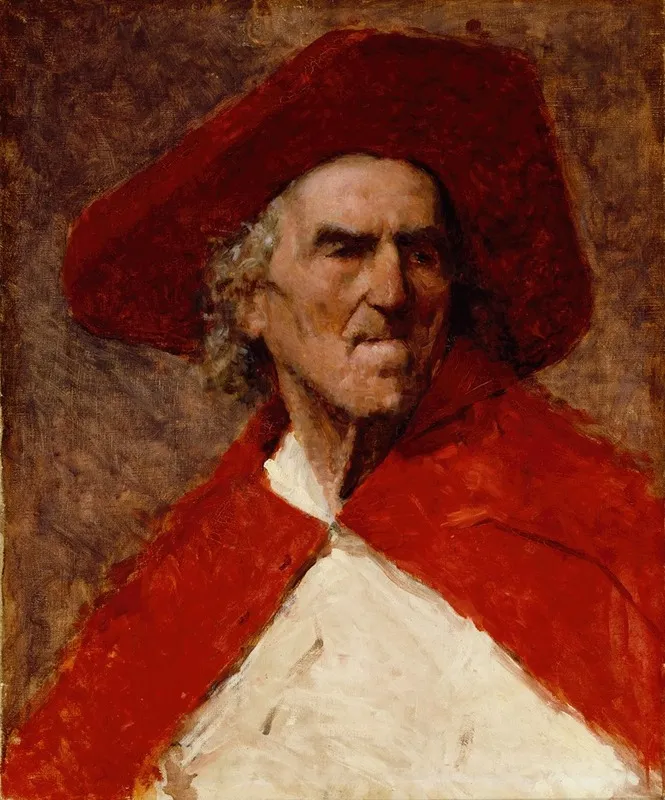Homme Au Chapeau Rouge
