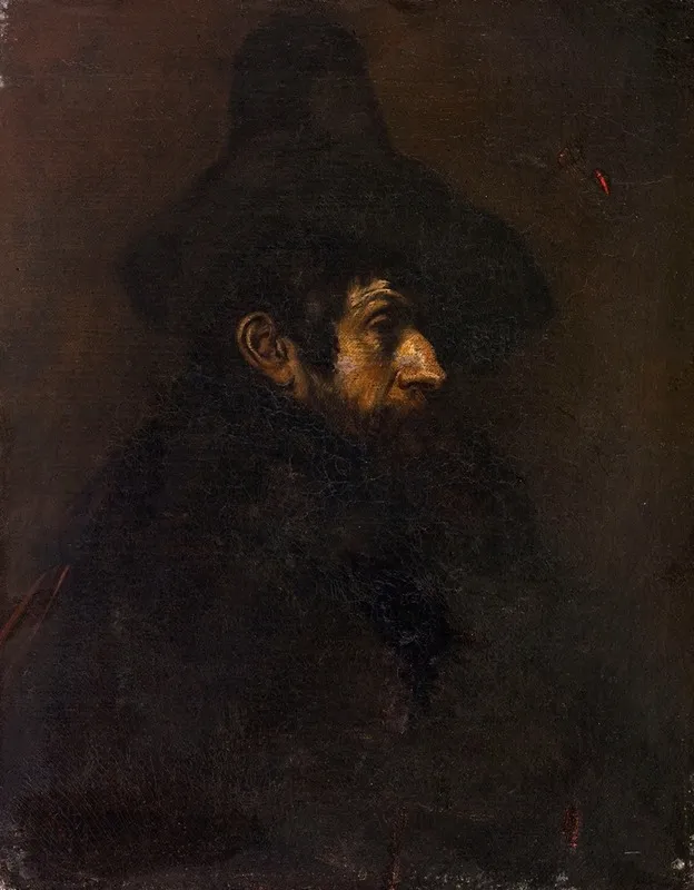 Homme Au Grand Chapeau Wall Art by Eduardo Zamacois y Zabala - High-Resolution Digital Print
