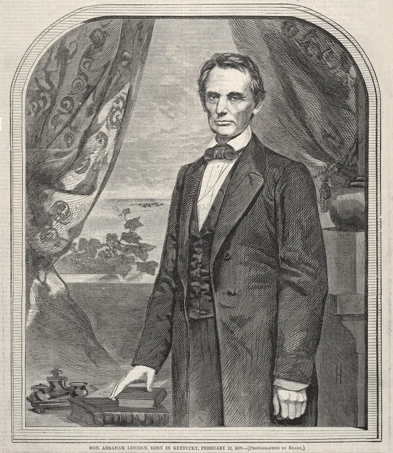 Hon Abraham Lincoln Born In Kentucky February 12 1809