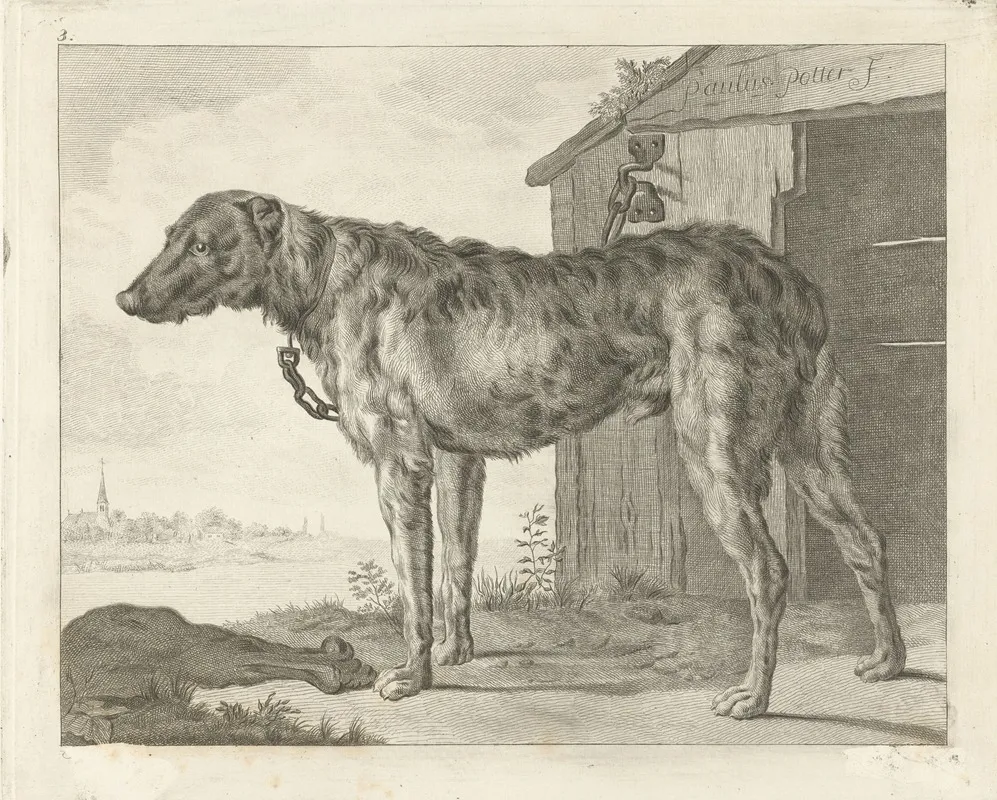 Hond 2 Wall Art by Pieter de Mare - High-Resolution Digital Print