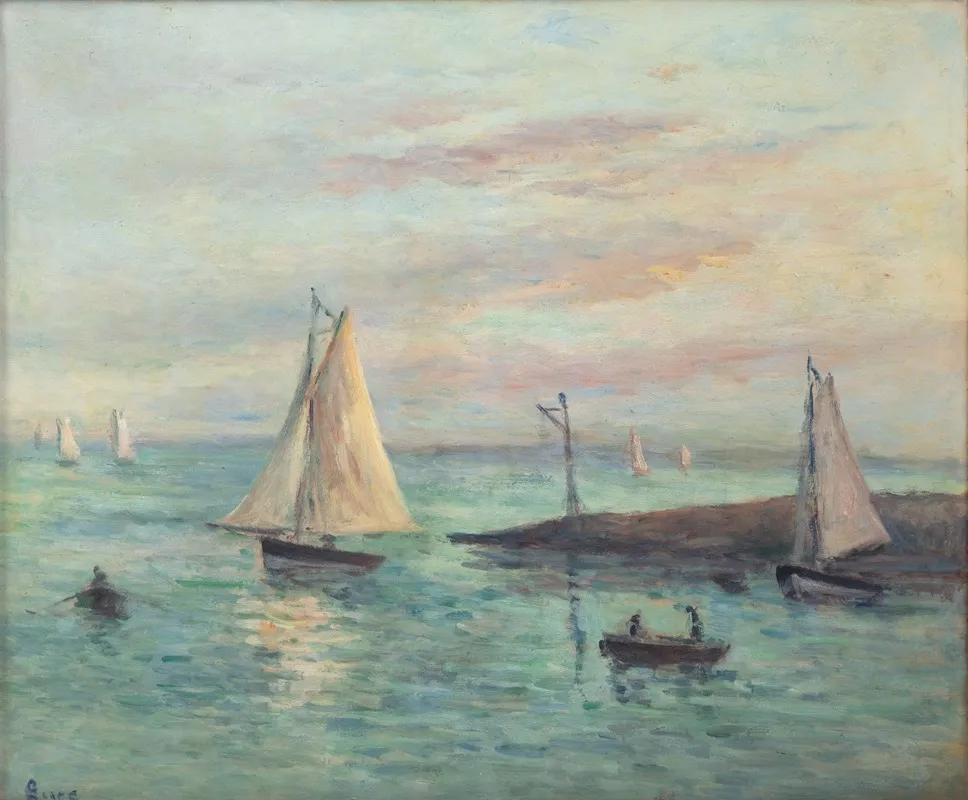 Honfleur 5 Wall Art by Maximilien Luce - High-Resolution Digital Print