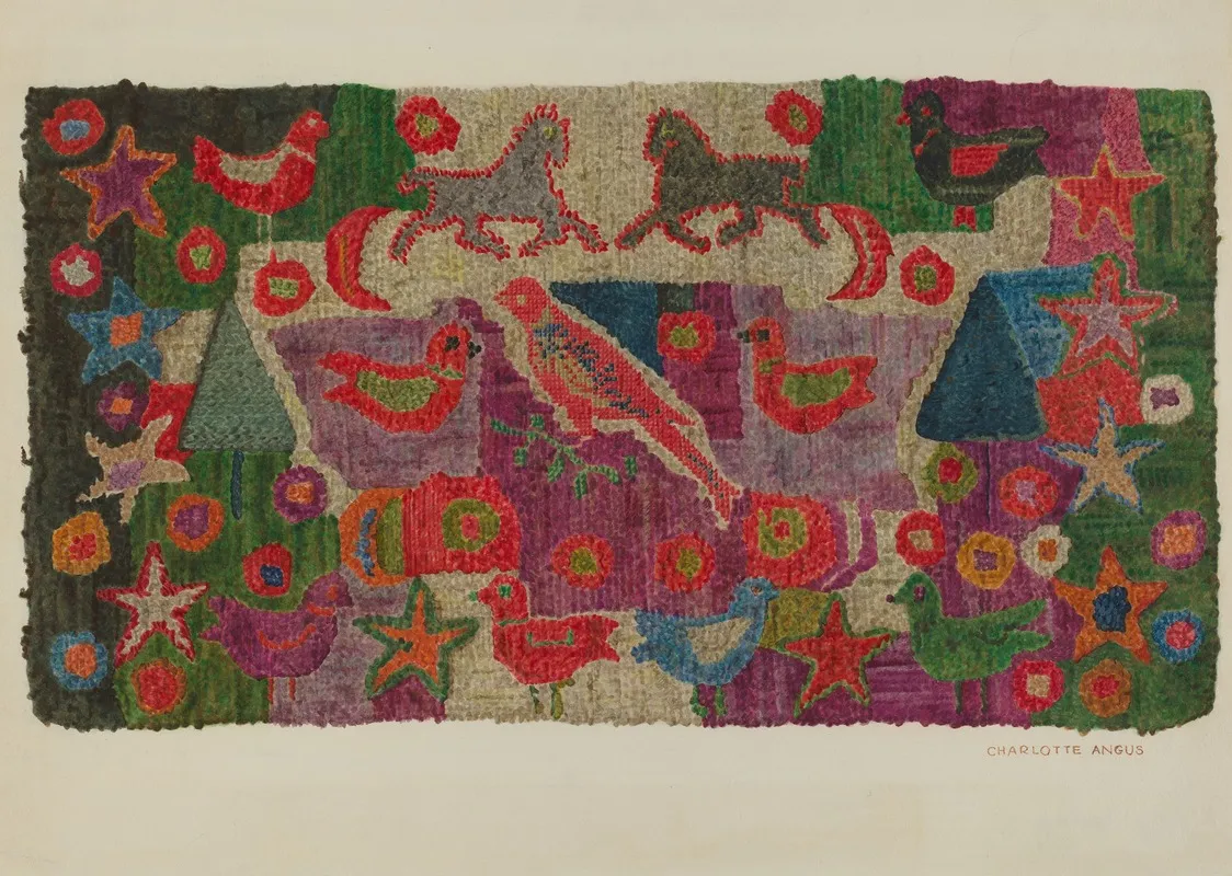 Hooked Rug 5