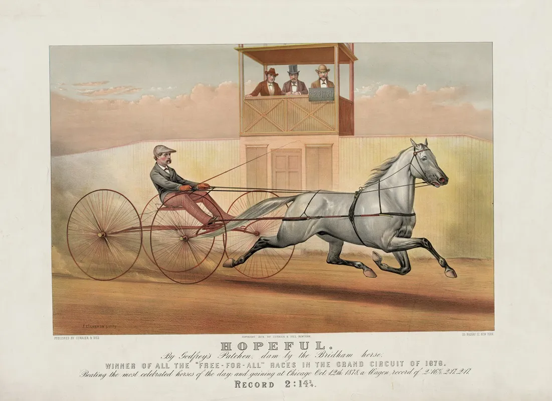 Hopeful By Godfreys Patchen Dam By The Bridham Horse Wall Art by John Cameron - High-Resolution Digital Print
