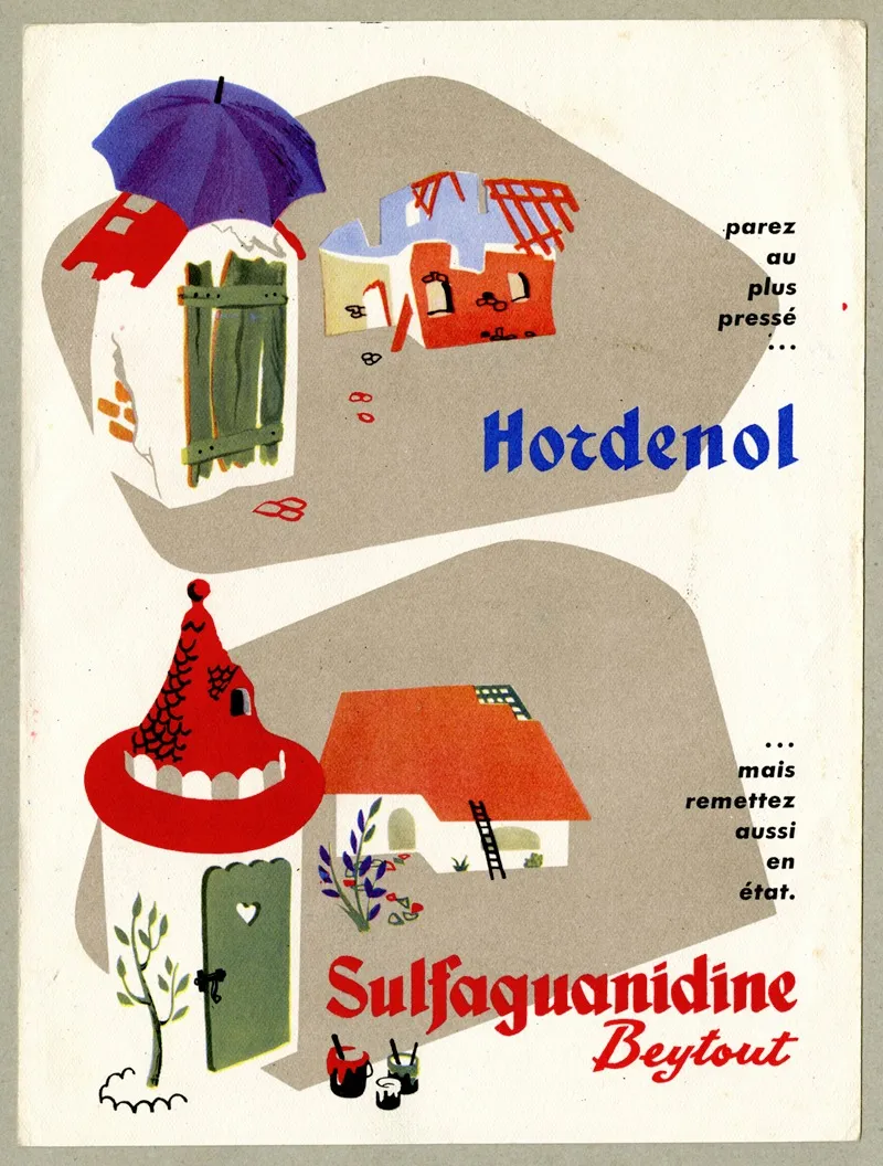 Hordenol Sulfaguanidine Wall Art by Laboratoires G. Beytout - High-Resolution Digital Print