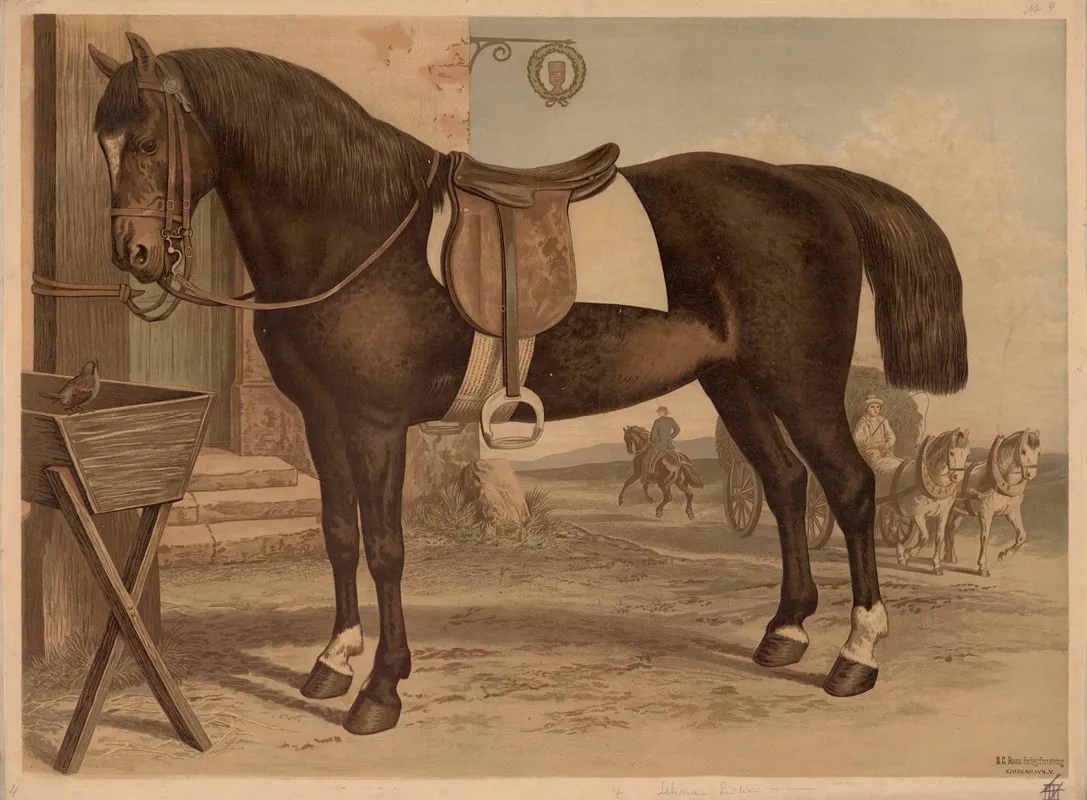 Horse 14 Wall Art by Emil Schmidt - High-Resolution Digital Print