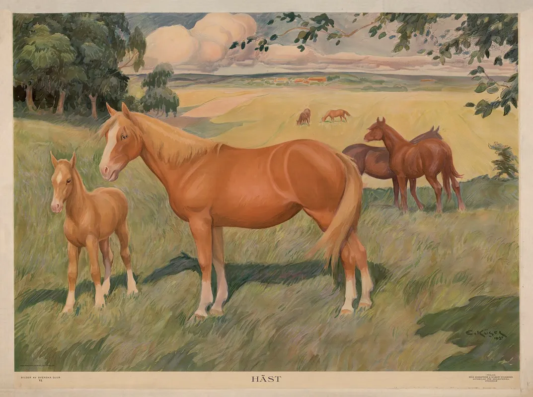 Horse 21 Wall Art by Ernst Küsel - High-Resolution Digital Print