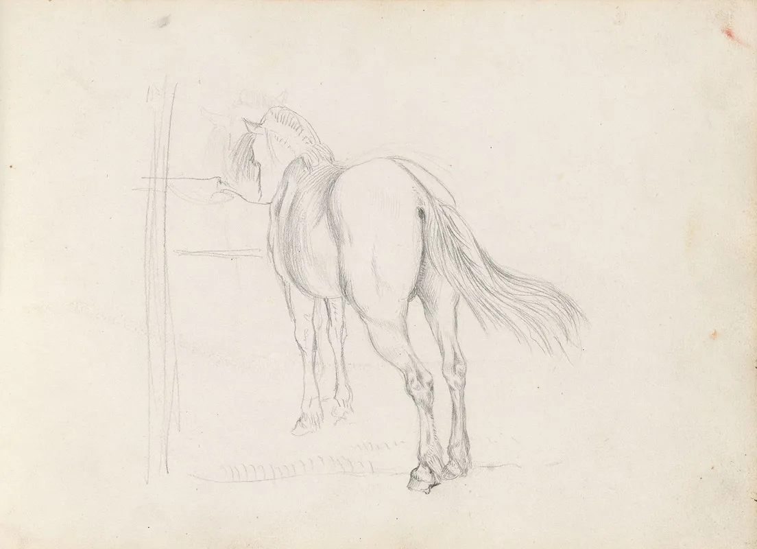 Horse 4 Wall Art by Adolph Tidemand - High-Resolution Digital Print