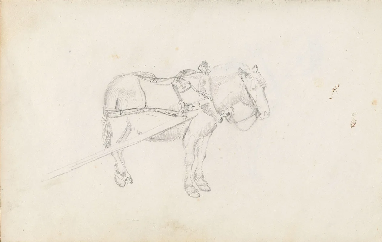 Horse 5 Wall Art by Adolph Tidemand - High-Resolution Digital Print