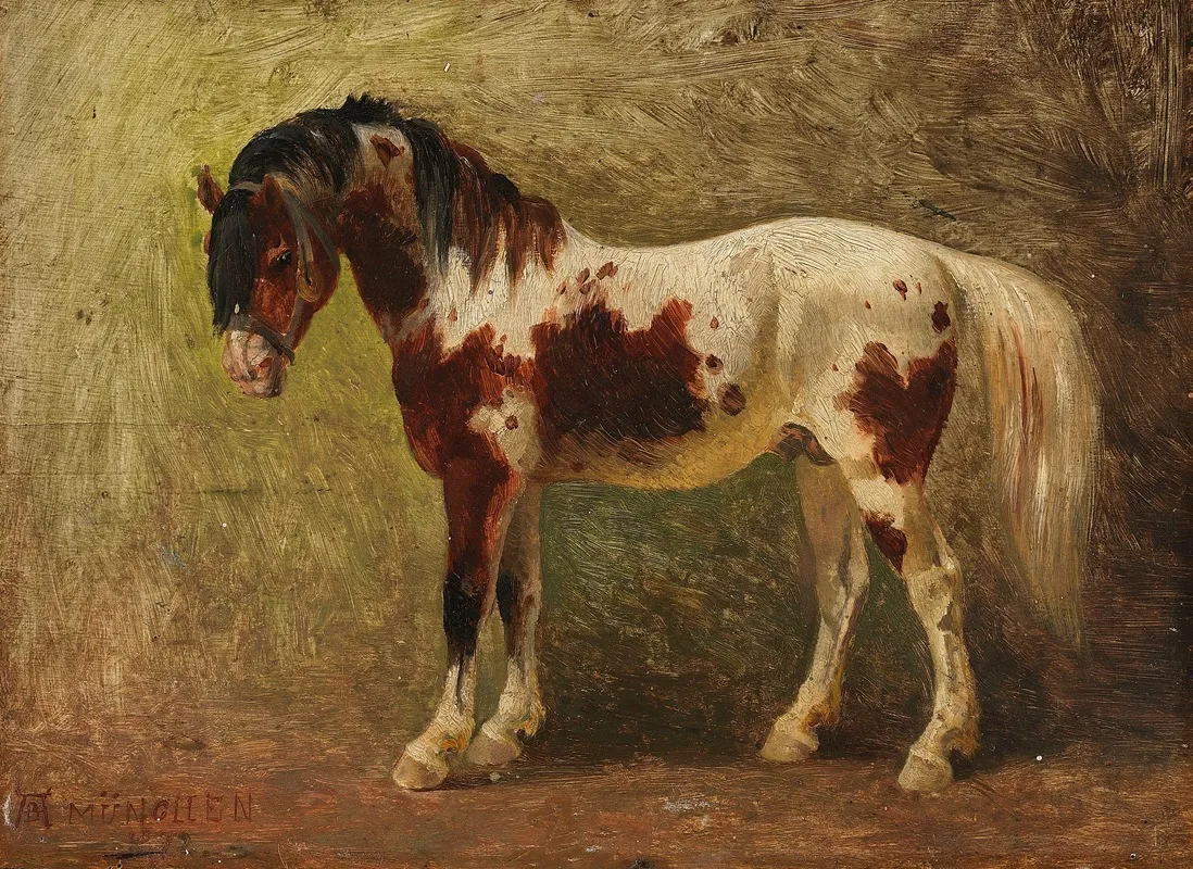 Horse Portrait Wall Art by Benno Raffael Adam - High-Resolution Digital Print