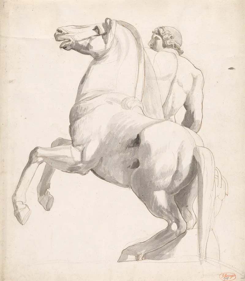 Horseman Of Montecavallo Wall Art by George Romney - High-Resolution Digital Print