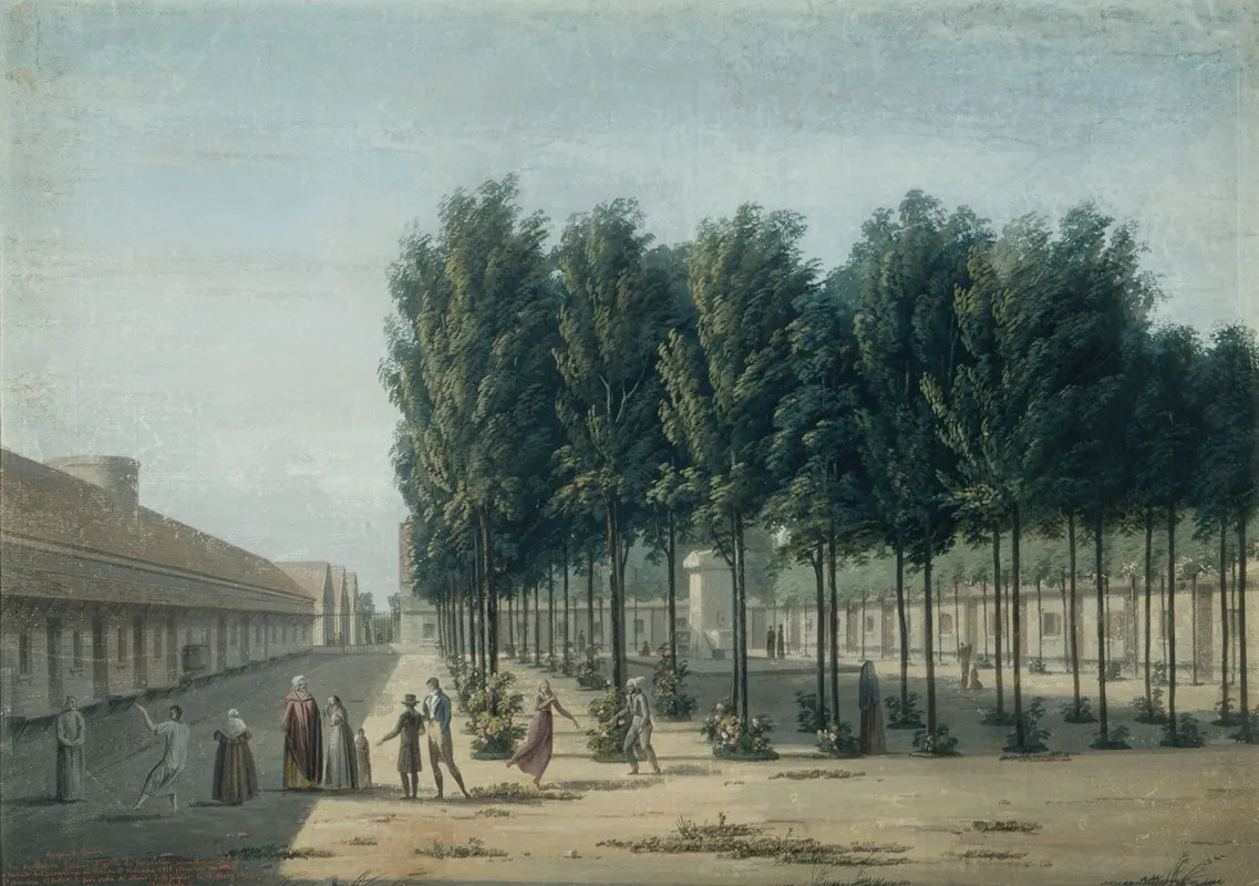 Hospice De Bicetre La Cour Des Paisibles