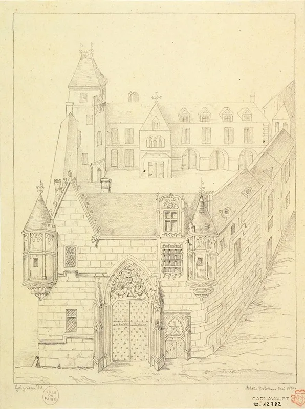 Hotel De Sens Wall Art by Aglaüs Bouvenne - High-Resolution Digital Print