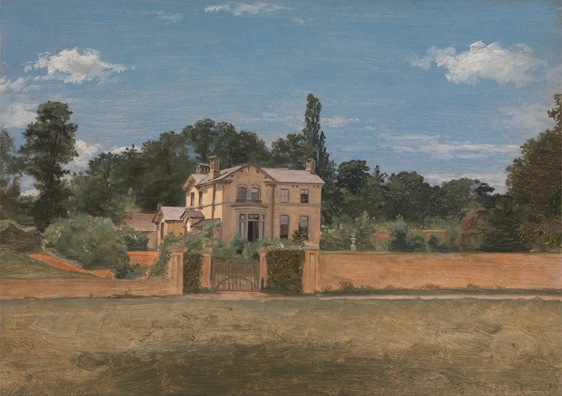 House In Woodbridge Suffolk Wall Art by Thomas Churchyard - High-Resolution Digital Print