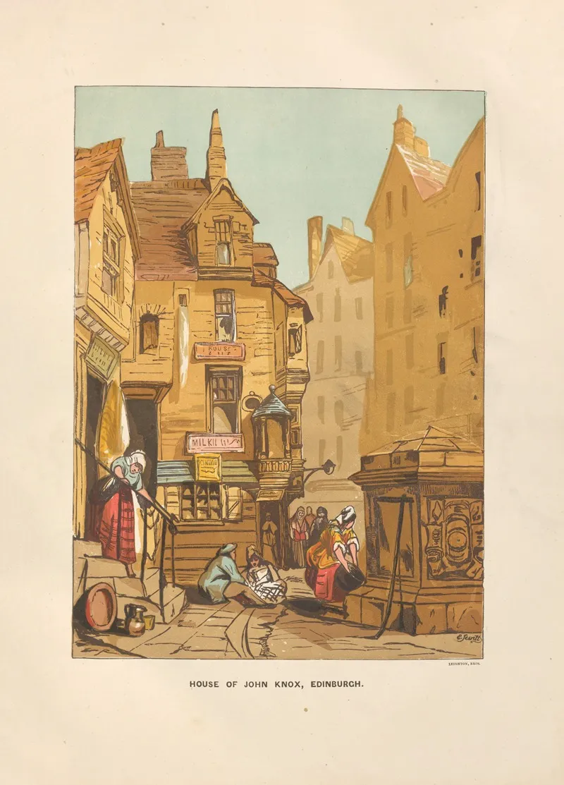 House Of John Knox Edinburgh Wall Art by Charles Knight - High-Resolution Digital Print