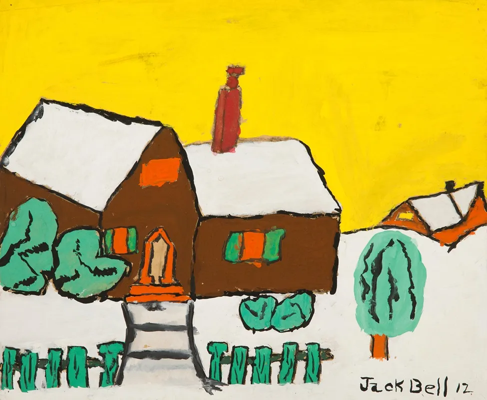 Houses 6 Wall Art by Jack Bell Jr. - High-Resolution Digital Print